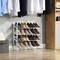 Expandable & Stackable 2-Tier Shoe Rack – Adjustable Shoe Organizer for Entryway, Closet or Bedroom